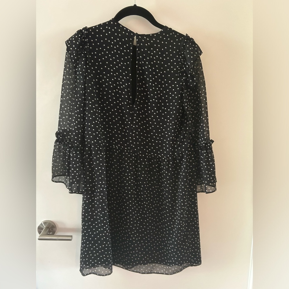 Topshop Polka Dot Ruffle Dress 4 - Picture 5 of 5